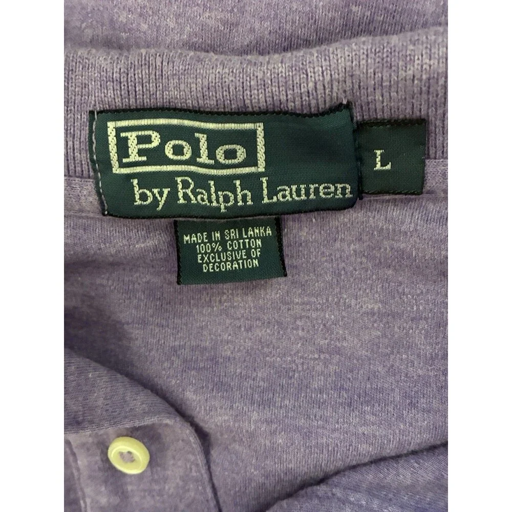 Polo By Ralph Lauren Men’s Purple Short Sleeve Shirt Size Large